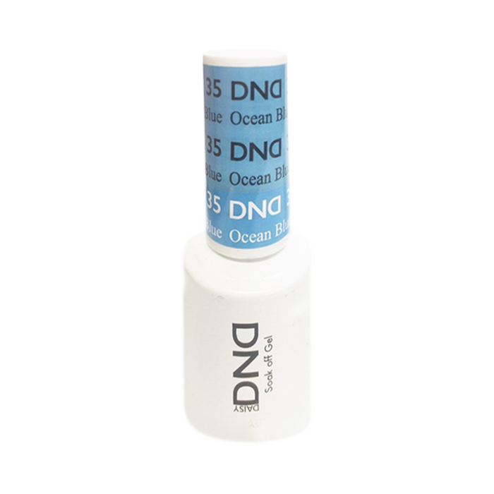 DND Mood Change Gel Polish, D35, Ocean Blue to Blue 0.5oz KK1025