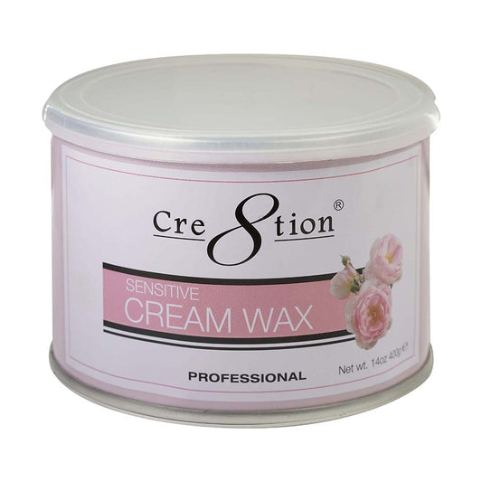 Cre8tion Sensitive Cream Wax, 14oz, 21135 (Packing: 24 pcs/case, 72 cases/pallet)