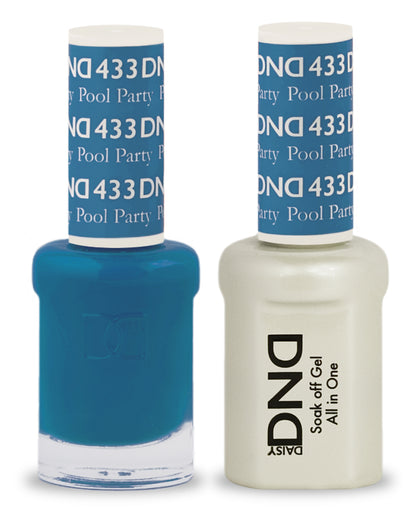 DND Nail Lacquer And Gel Polish, 433, Pool Party, 0.5oz MY0924