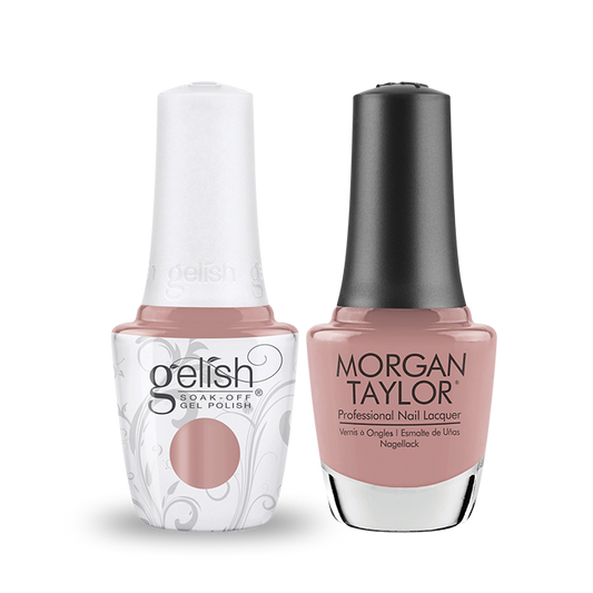 Gelish Gel Polish & Morgan Taylor Nail Lacquer, Champagne & Moonbeams Collection, 1110372, Dancing & Romancing, 0.5oz OK1014VD