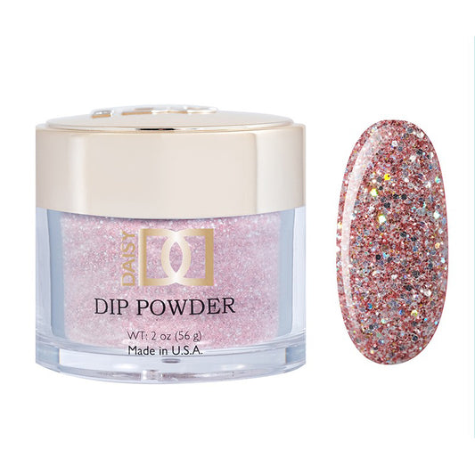 DND 2in1 Acrylic/Dipping Powder, 408, Pinky Star, 2oz