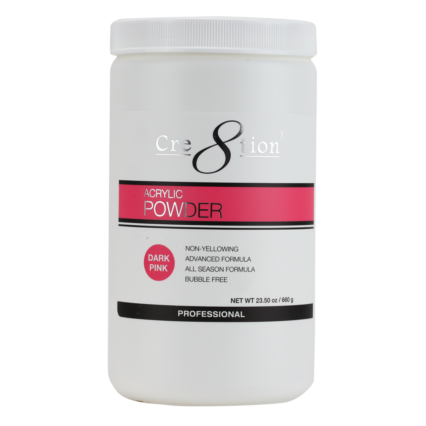 Cre8tion Acrylic Powder, PINKEST, 23.5oz, 01128