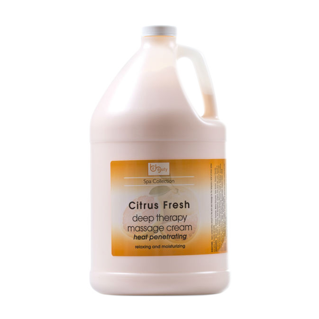 Be Beauty Spa Collection, Deep Therapy Massage Cream, CMSS162G1, Citrus Fresh, 1Gallon KK0511