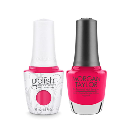 Gelish Gel Polish & Morgan Taylor Nail Lacquer, Don't Pansy Around, 0.5oz, 1110202 + 50202 KK0907