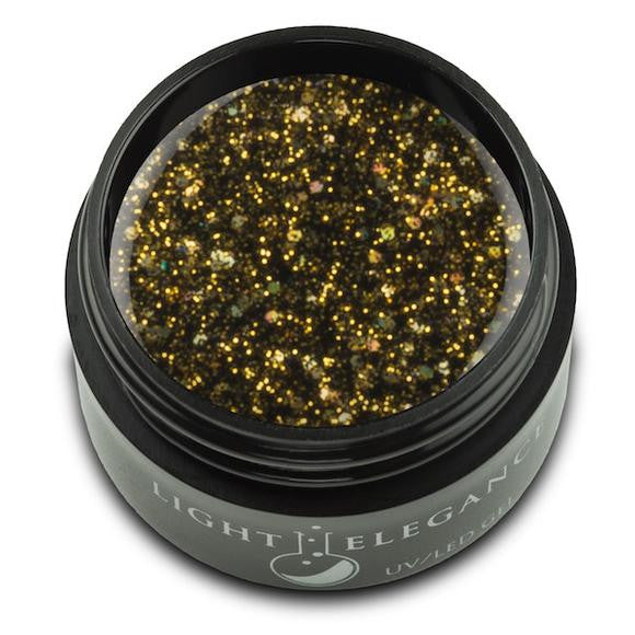 Light Elegance, UV/LED Glitter Gel, G120E, Dramatic, 17ml KK