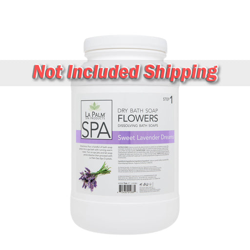La Palm Dry Bath Soap, Flowers, Sweet Lavender Dreams, 1Gal (Packing: 4pcs/case)