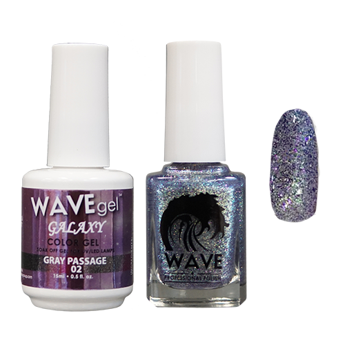 Wave Gel Dipping Powder + Gel Polish + Nail Lacquer, Galaxy Collection, 02 OK1129