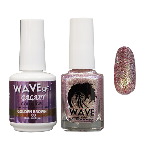 Wave Gel Nail Lacquer + Gel Polish, Galaxy Collection, 03, 0.5oz OK1129