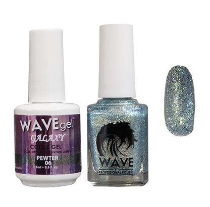 Wave Gel Dipping Powder + Gel Polish + Nail Lacquer, Galaxy Collection, 06 OK1129