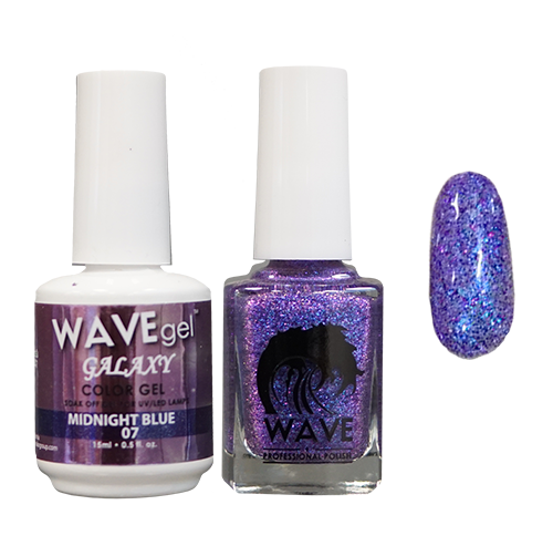 Wave Gel Dipping Powder + Gel Polish + Nail Lacquer, Galaxy Collection, 07 OK1129