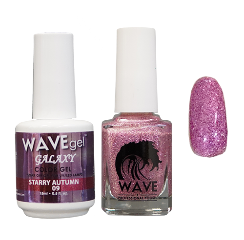Wave Gel Dipping Powder + Gel Polish + Nail Lacquer, Galaxy Collection, 09 OK1129