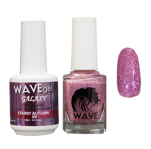 Wave Gel Nail Lacquer + Gel Polish, Galaxy Collection, 09, 0.5oz OK1129