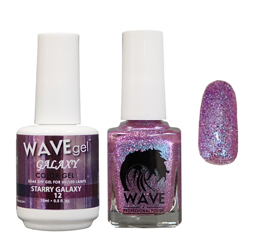 Wave Gel Nail Lacquer + Gel Polish, Galaxy Collection, 12, 0.5oz OK1129