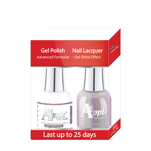 Apple Nail Lacquer & Gel Polish, 5G Collection, 409, Pearl Land, 0.5oz KK1025