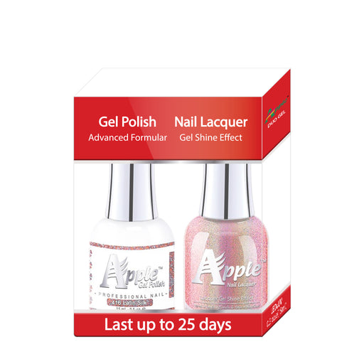 Apple Nail Lacquer & Gel Polish, 5G Collection, 416, Latin Silk, 0.5oz KK1025
