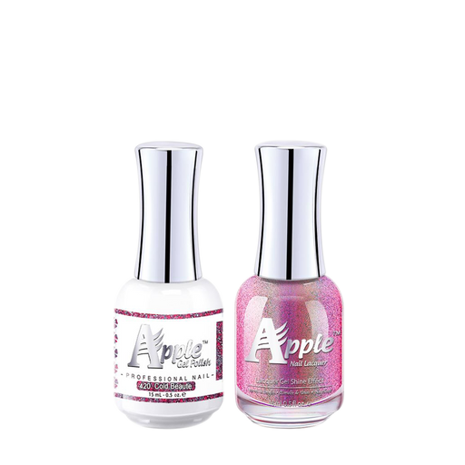 Apple Nail Lacquer & Gel Polish, 5G Collection, 420, Cold Beaute, 0.5oz KK1025