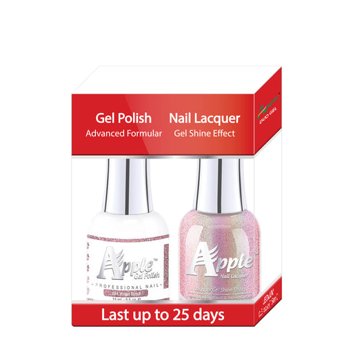 Apple Nail Lacquer & Gel Polish, 5G Collection, 584, Virgin Rosa, 0.5oz KK1025