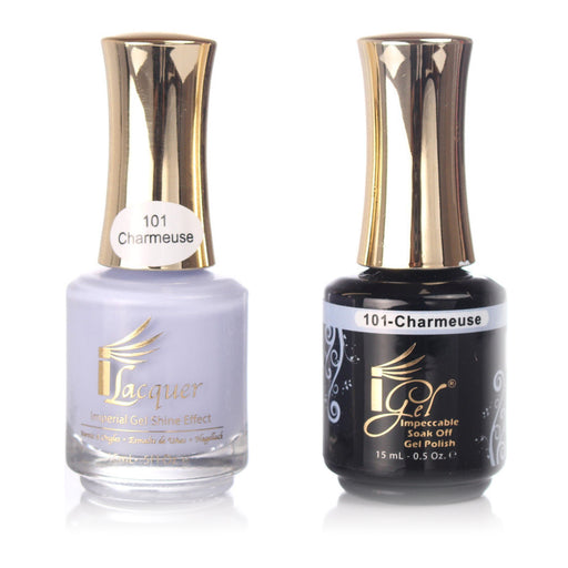 iGel Nail Lacquer + Gel Polish, 101, Charmeuse, 0.5oz KK1003