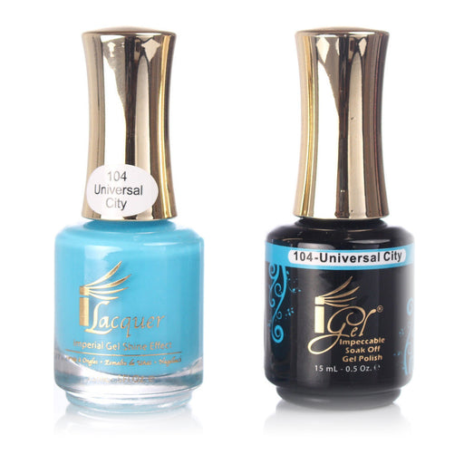 iGel Nail Lacquer + Gel Polish, 104, Universal City, 0.5oz KK1003