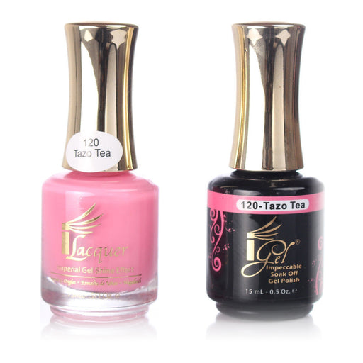 iGel Nail Lacquer + Gel Polish, 120, Tazo Tea, 0.5oz KK1003