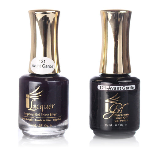 iGel Nail Lacquer + Gel Polish, 121, Avant Garde, 0.5oz KK1003