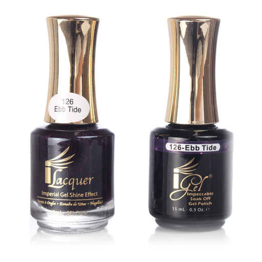 iGel Nail Lacquer + Gel Polish, 126, Ebb Tide, 0.5oz KK1003
