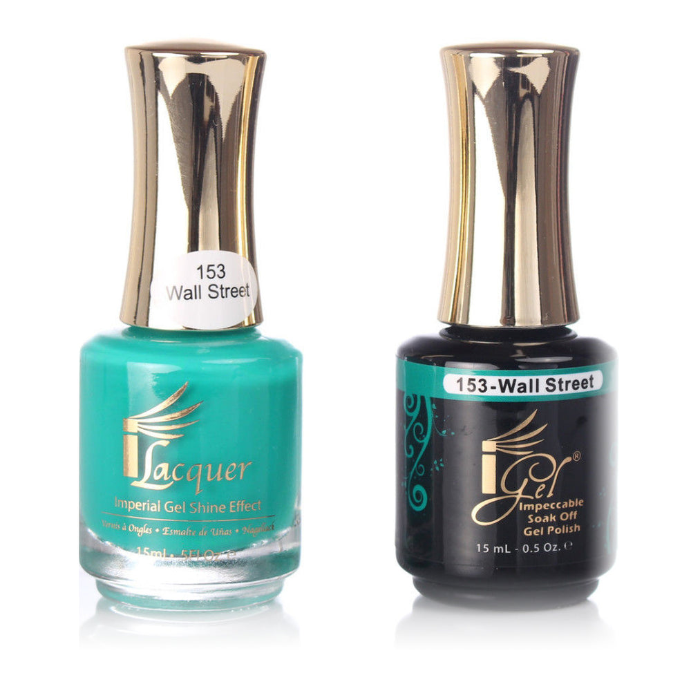 iGel Nail Lacquer + Gel Polish, 153, Wall Street, 0.5oz KK1003