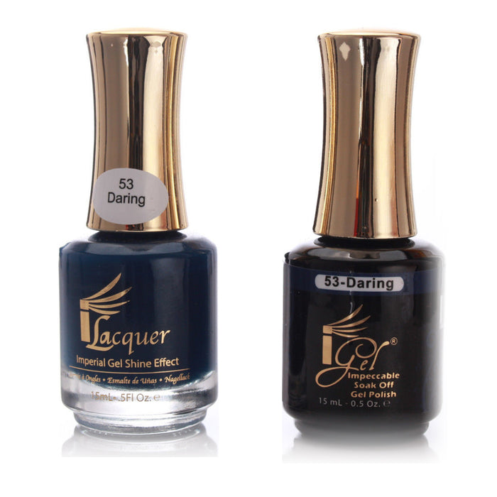 iGel Nail Lacquer + Gel Polish, 053, Daring, 0.5oz KK1003