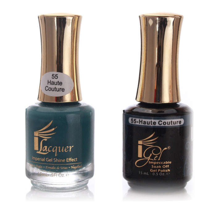 iGel Nail Lacquer + Gel Polish, 055, Haute Couture, 0.5oz KK1003