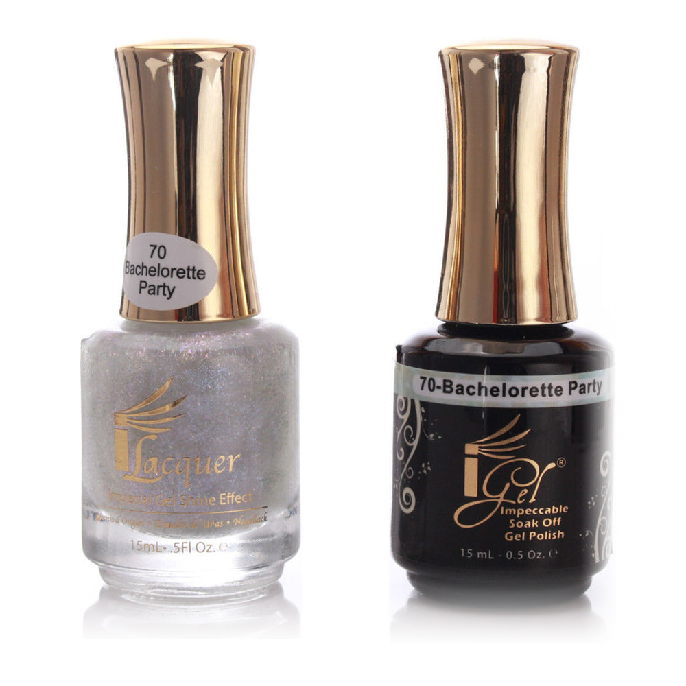 iGel Nail Lacquer + Gel Polish, 070, Bachelorette Party, 0.5oz KK1003