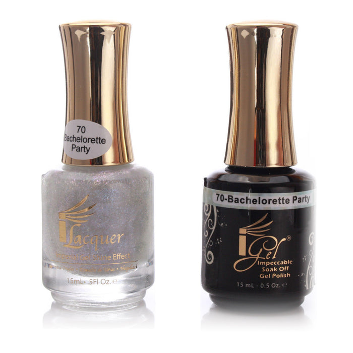 iGel Nail Lacquer + Gel Polish, 070, Bachelorette Party, 0.5oz KK1003