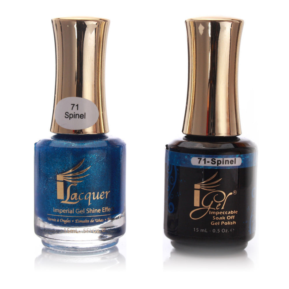 iGel Nail Lacquer + Gel Polish, 071, Spinel, 0.5oz KK1003