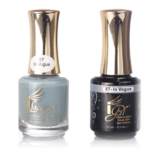 iGel Nail Lacquer + Gel Polish, 087, In Vogue, 0.5oz KK1003