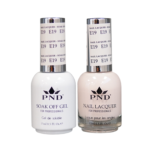 PND Gel Polish + Nail Lacquer, Elegant Collection, E19, 0.5oz OK0325QT