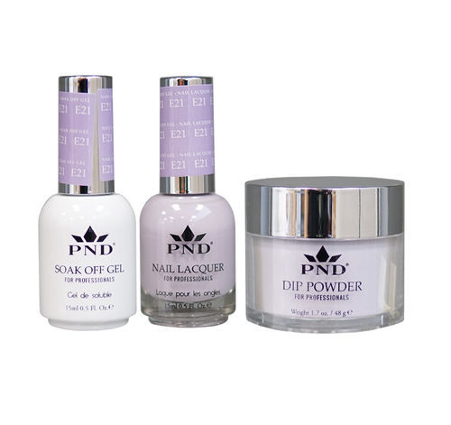 PND 3in1 Dipping Powder + Gel Polish + Nail Lacquer, Elegant Collection, E21 OK0324QT