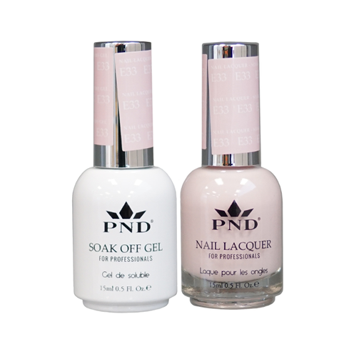 PND Gel Polish + Nail Lacquer, Elegant Collection, E33, 0.5oz OK0325QT