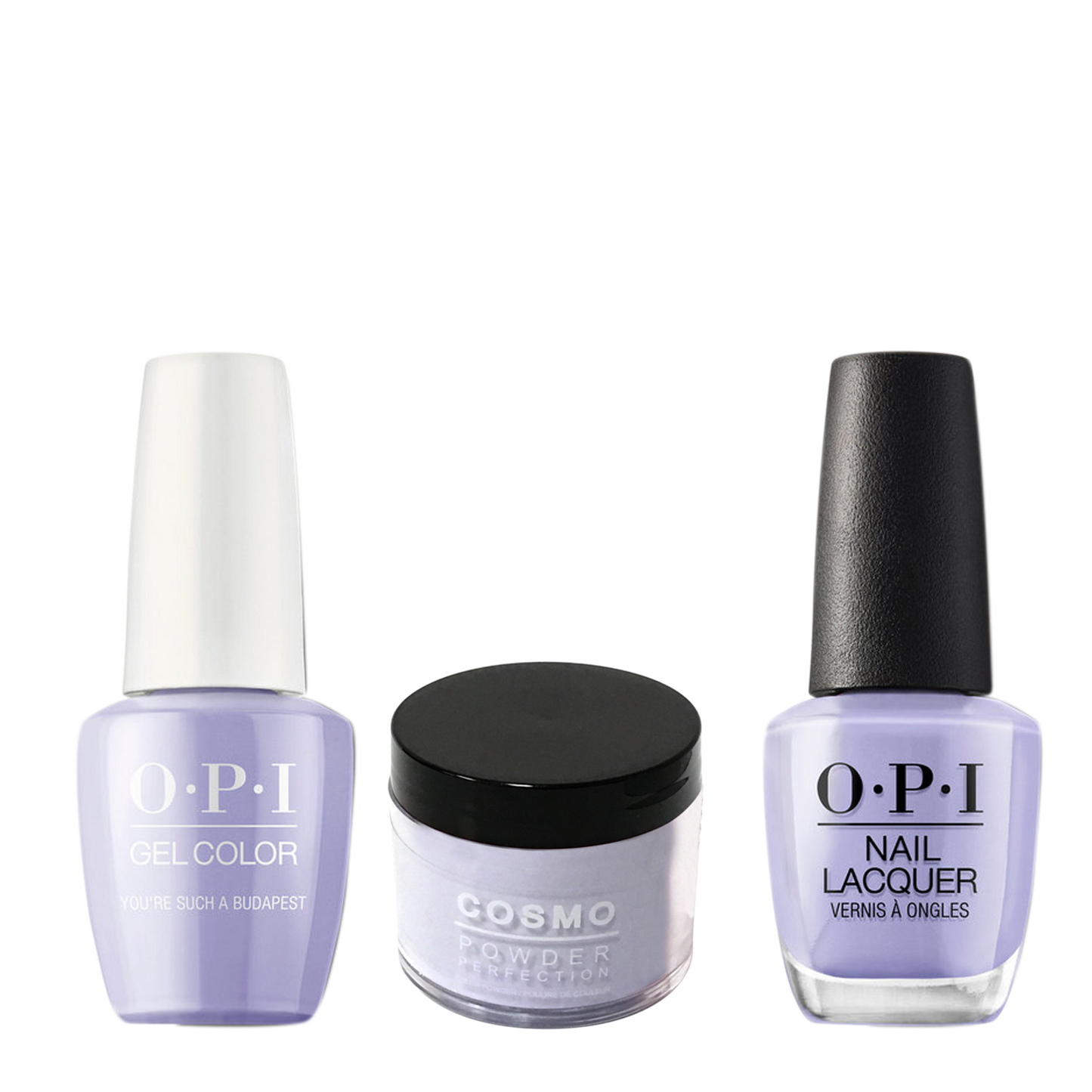 Cosmo 3in1 Dipping Powder + Gel Polish + Nail Lacquer (Matching OPI), 2oz, CE74