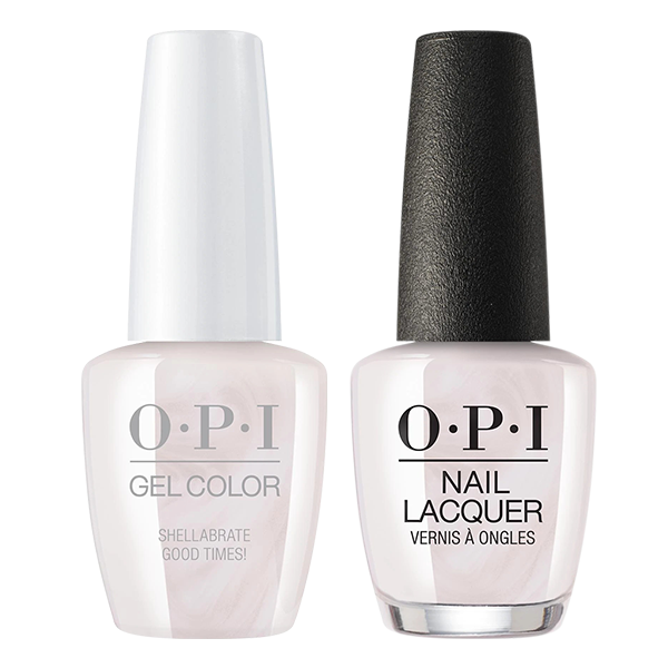 OPI Gelcolor And Nail Lacquer, Neo-Pearl Collection, E94, Shellabrate Good Times!, 0.5oz OK0311VD