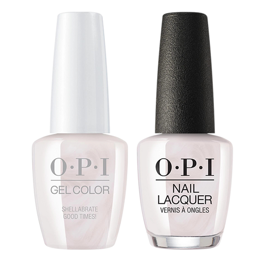 OPI Gelcolor And Nail Lacquer, Neo-Pearl Collection, E94, Shellabrate Good Times!, 0.5oz OK0311VD