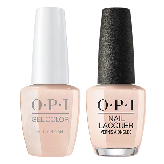 OPI Gelcolor And Nail Lacquer, Neo-Pearl Collection, E95, Pretty in Pearl, 0.5oz OK0311VD