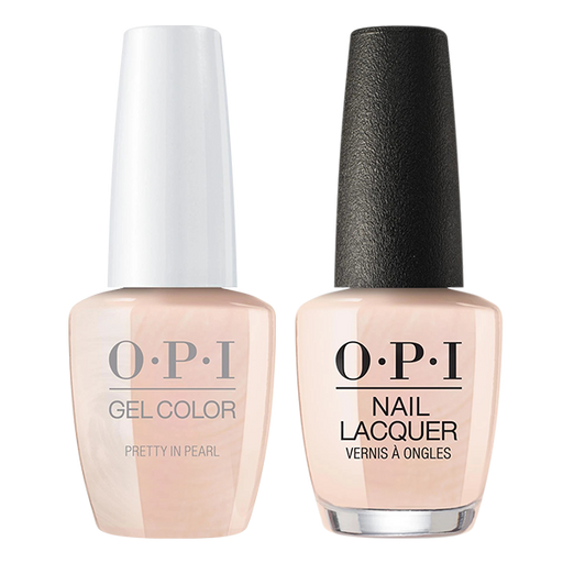 OPI Gelcolor And Nail Lacquer, Neo-Pearl Collection, E95, Pretty in Pearl, 0.5oz OK0311VD