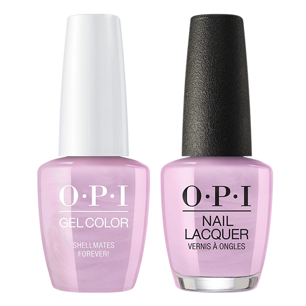 OPI Gelcolor And Nail Lacquer, Neo-Pearl Collection, E96, Shellmates Forever!, 0.5oz OK0311VD