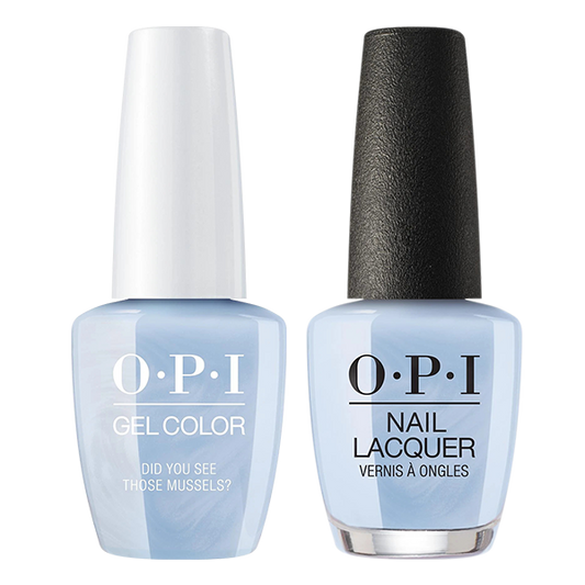 OPI Gelcolor And Nail Lacquer, Neo-Pearl Collection, E98, Did You See Those Mussels?, 0.5oz OK0311VD