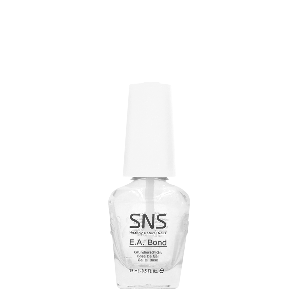 SNS Dipping Liquid, Glass Bottle, E.A. Bond (White Cap), 0.5oz (Packing: 84 pcs/case)