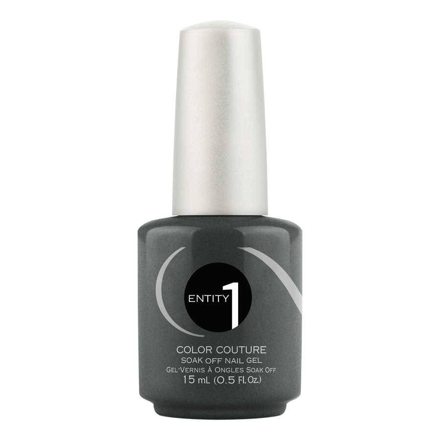 Entity One Color Couture Gel Polish, 101248, Little Black Bottle, 0.5oz