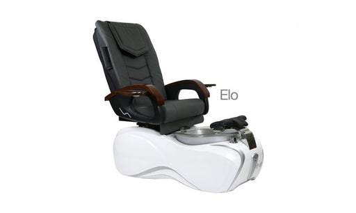 ELo, Pedicure Spa Chair, White Silver KK (NOT Included Shipping Charge)
