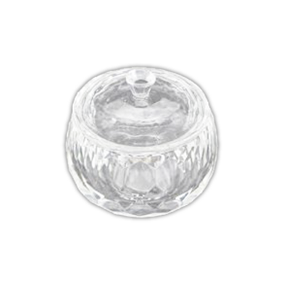 Cre8tion Empty Glass Crystal Jar, Small Size, 4-5cm, J, 26181 OK0508VD
