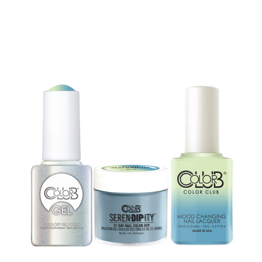 Color Club 3in1 Dipping Powder + Gel Polish + Nail Lacquer , Serendipity, Extra-Vert (Mood-Color Changing), 1oz, 05XDIPMP16-1 KK