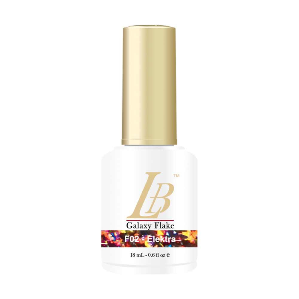 iGel LB Galaxy Flake Gel Polish, F02, Elektra, 0.6oz OK0528VD