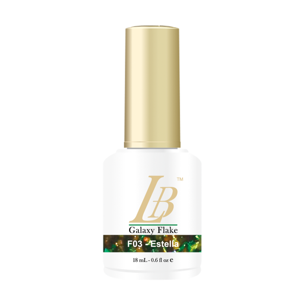 iGel LB Galaxy Flake Gel Polish, F03, Estella, 0.6oz OK0528VD